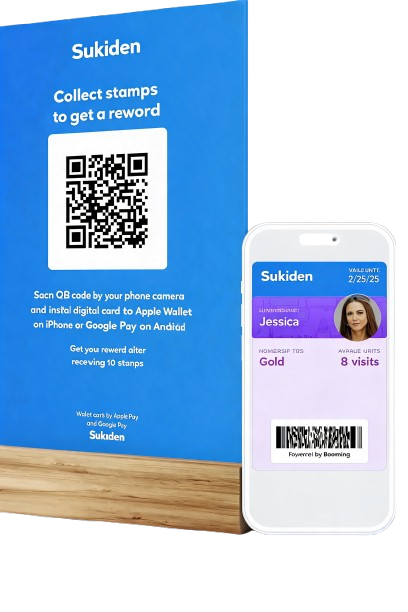 Membership cards in Apple and Google Wallet